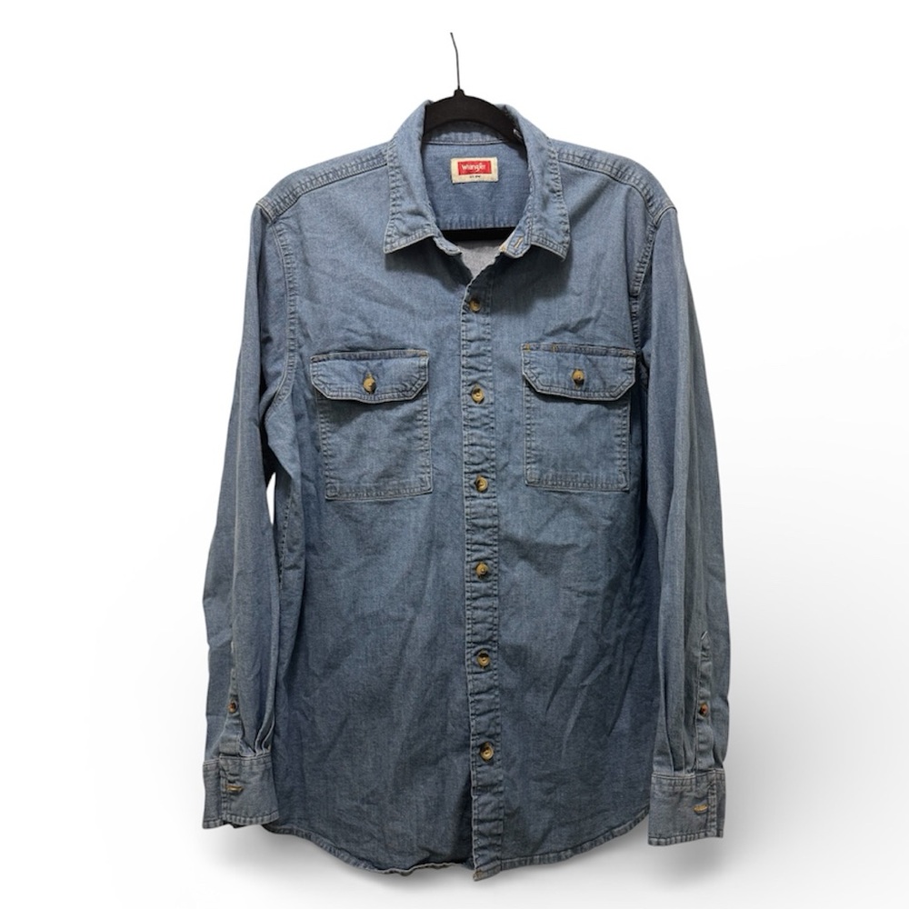 Wrangler Blue Button Down Shirt